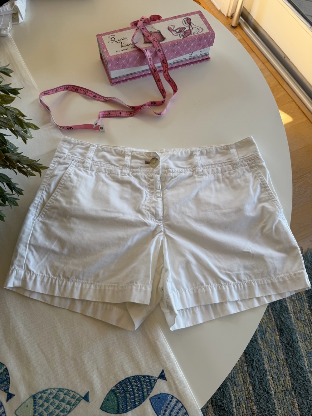 Classic White Shorts